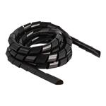 Spiral Hose flexible 2 m x 16 mm black, Spiral Hose flexible 2 m x 16 mm black 19024