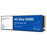 SSD 2TB WD Blue SN580 NVMe M.2 PCIe Gen4 2280 WDS200T3B0E