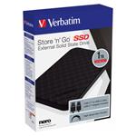 SSD Verbatim 2.5", USB 3.2 Gen 1, 1000GB, GB, 1TB, Store N Go, 53230, USB-A/Micro-B, obsahuje adapt