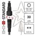 Standard LED spojovacia vianoč. hviezda, 28,5 cm, vonkaj. aj vnútor., teplá biela, časovač 8592920094730