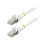 STARTECH 1.5m LSZH CAT6a Ethernet Cable - White, STARTECH 1.5m LSZH CAT6a Ethernet Cable - White - NLWH-150-CAT6A-PATCH