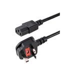 STARTECH 1.8m Standard UK Computer Power Cord, STARTECH 1.8m Standard UK Computer Power Cord - PXT1 PXT101UK