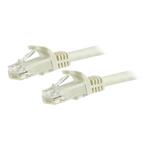 STARTECH 15 m White Snagless Cat6 UTP Patch Cable, STARTECH 15 m White Snagless Cat6 UTP Patch Cabl N6PATC15MWH