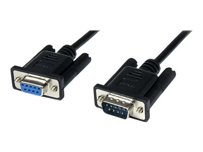STARTECH 1m Black DB9 RS232 Null Modem Cable F/M, STARTECH 1m Black DB9 RS232 Null Modem Cable F/M SCNM9FM1MBK