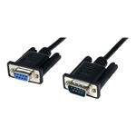 STARTECH 1m Black DB9 RS232 Null Modem Cable F/M, STARTECH 1m Black DB9 RS232 Null Modem Cable F/M SCNM9FM1MBK