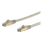 STARTECH 1m Gray Cat6a Ethernet Cable - STP, STARTECH 1m Gray Cat6a Ethernet Cable - STP - 6ASPAT1M 6ASPAT1MGR
