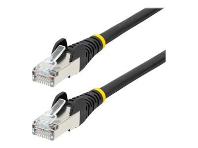 STARTECH 1m LSZH CAT6a Ethernet Cable - Black, STARTECH 1m LSZH CAT6a Ethernet Cable - Black - NLBK NLBK-1M-CAT6A-PATCH