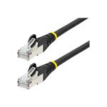 STARTECH 1m LSZH CAT6a Ethernet Cable - Black, STARTECH 1m LSZH CAT6a Ethernet Cable - Black - NLBK NLBK-1M-CAT6A-PATCH