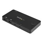 STARTECH 2 Port USB C KVM Switch 4K HDMI w/Cables, STARTECH 2 Port USB C KVM Switch 4K HDMI w/Cable SV211HDUC