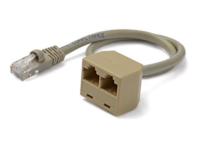 STARTECH 2-to-1 RJ45 Splitter Cable Adapter - F/M, STARTECH 2-to-1 RJ45 Splitter Cable Adapter - F/ RJ45SPLITTER
