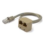 STARTECH 2-to-1 RJ45 Splitter Cable Adapter - F/M, STARTECH 2-to-1 RJ45 Splitter Cable Adapter - F/ RJ45SPLITTER