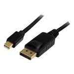 STARTECH 2m Mini DP to DP 1.2 Adapter Cable, STARTECH 2m Mini DP to DP 1.2 Adapter Cable - MDP2DPMM MDP2DPMM2M