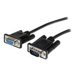 STARTECH 2m Straight Through Serial Cable M/F BK, STARTECH 2m Straight Through Serial Cable M/F BK MXT1002MBK
