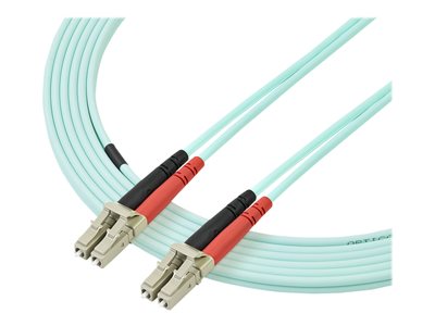STARTECH 3m 10 Gb Aqua Fiber Patch Cable LC/LC, STARTECH 3m 10 Gb Aqua Fiber Patch Cable LC/LC - A5 A50FBLCLC3