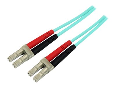 STARTECH 3m Aqua MM 50/125 OM4 Fiber Optic Cable, STARTECH 3m Aqua MM 50/125 OM4 Fiber Optic Cable 450FBLCLC3