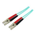 STARTECH 3m Aqua MM 50/125 OM4 Fiber Optic Cable, STARTECH 3m Aqua MM 50/125 OM4 Fiber Optic Cable 450FBLCLC3