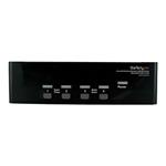 STARTECH 4 Port DVI VGA Dual Monitor KVM Switch, STARTECH 4 Port DVI VGA Dual Monitor KVM Switch - SV431DDVDUA