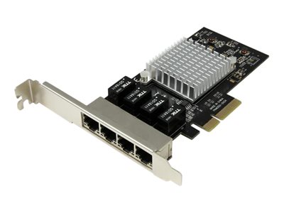 STARTECH 4-Port Gigabit Ethernet Network Card, STARTECH 4-Port Gigabit Ethernet Network Card - ST40 ST4000SPEXI