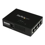STARTECH 4 Port Gigabit Midspan - PoE+Injector, STARTECH 4 Port Gigabit Midspan - PoE+Injector - PO POEINJ4G