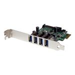 STARTECH 4 Port PCI Express PCIe USB 3.0 Card, STARTECH 4 Port PCI Express PCIe USB 3.0 Card - PEXU PEXUSB3S4V