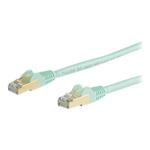 STARTECH Cable - Aqua CAT6a Ethernet Cable 5m, STARTECH Cable - Aqua CAT6a Ethernet Cable 5m - 6ASP 6ASPAT5MAQ