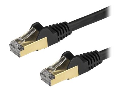 STARTECH Cable - Black CAT6a Cable 7.5 m, STARTECH Cable - Black CAT6a Cable 7.5 m - 6ASPAT750CMBK