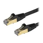 STARTECH Cable - Black CAT6a Cable 7.5 m, STARTECH Cable - Black CAT6a Cable 7.5 m - 6ASPAT750CMBK