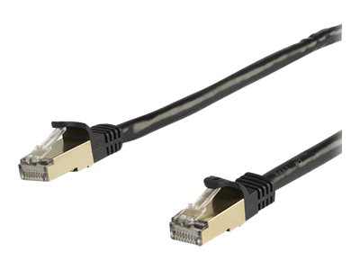 STARTECH Cable - Black CAT6a Ethernet Cable 7m, STARTECH Cable - Black CAT6a Ethernet Cable 7m - 6A 6ASPAT7MBK