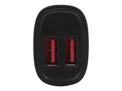 STARTECH Dual Port USB Car Charger - 24W/4.8A, STARTECH Dual Port USB Car Charger - 24W/4.8A - USB2 USB2PCARBKS