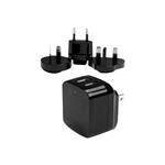 STARTECH Dual Port USB Wall Charger 17W/3.4A, STARTECH Dual Port USB Wall Charger 17W/3.4A - USB2PA USB2PACBK