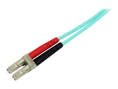 STARTECH Fiber Optic Cable 1m Aqua MM 50/125 OM4, STARTECH Fiber Optic Cable 1m Aqua MM 50/125 OM4 450FBLCLC1