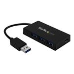 STARTECH Hub USB 3.0 4 Port - 3x USB A+1x USB C, STARTECH Hub USB 3.0 4 Port - 3x USB A+1x USB C - HB30A3A1CFB