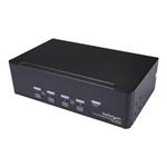 STARTECH KVM Switch 4 port Dual DisplayPort 4K60, STARTECH KVM Switch 4 port Dual DisplayPort 4K60 SV431DPDDUA2