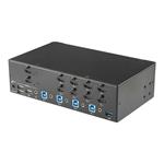 STARTECH KVM Switch/USB Hub4 Dual Monitor Display, STARTECH KVM Switch/USB Hub4 Dual Monitor Displa SV431DHD4KU