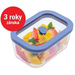 STATUS Viva vákuová dóza sklenená 0,5l 131102, modrá 3831091709797
