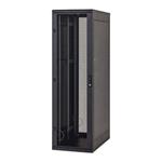 Stoj.rack 42U 600x800 černý, zadní kryt síto 80% RMA-42-A68-BAX-N1-OZA