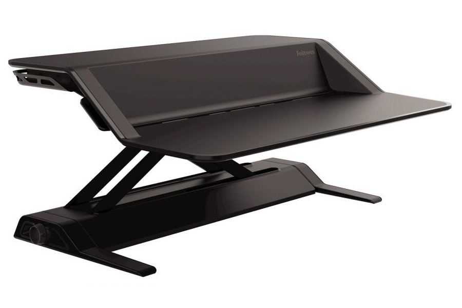 Stojan Fellowes Sit-Stand Lotus, pracovní stanice polohovatelná, černá felfsitstandn