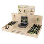 Stojan GP ReCyko Standard / 1×nabíjačka GP + dok / 16×AA + 16×AAA / 1×USB-A adaptér 8592920154038