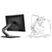 Stojan na monitor Fiber Mounts M8C95