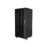 Stojanový rack 19" 27U/600x600 flat pack black FF01-6627-12B
