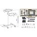 Stolek na notebook projektor Fiber Mounts Fm88