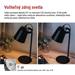 Stolná lampa NINA, čierna 8592920150092