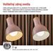Stolná lampa POPPY, ružová 8592920150016