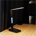 Stolní LED lampička Huslog černá s displejem a bezdrátovou nabíječkou KAT00073