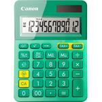 stolová kalkulačka CANON LS-123K zelená, 12 miest, solárne napájanie + batérie 9490B002