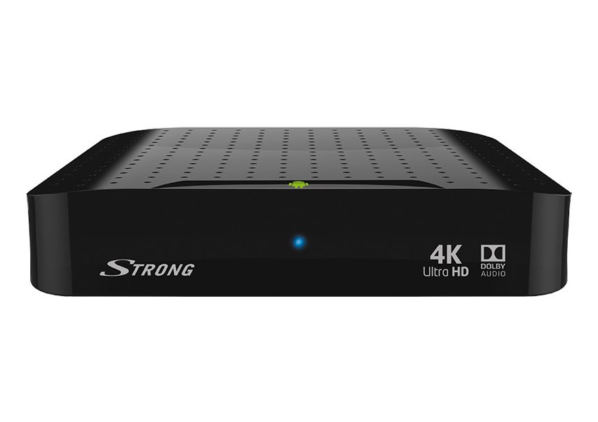 STRONG android box SRT 2022/ 4K Ultra HD/ H.265/HEVC/ IPTV/ HDMI/ 2x USB/ BT/ LAN/ W-Fi/ Android 7.1/ černý SRT2022