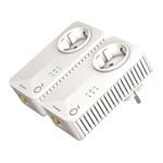 STRONG sada 2 adaptérů Powerline 500 DUO EU/ 500 Mbit/s/ 1x LAN/ bílý POWERL500DUOEU