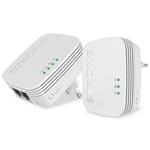 STRONG sada 2 adaptérů Powerline WF 600 DUO MINI/ Powerline 600 Mbit/s/ Wi-Fi 300 Mbit/s/ 2x LAN/ bíl POWERLWF600DUOMINI