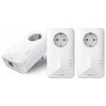 STRONG sada 3 adaptérů Powerline 1000 TRI EU/ 1000 Mbit/s/ 1x LAN/ bílý POWERL1000TRIEUV2