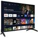 STRONG SMART LED TV 32"/ SRT32HH5553/ HDR/ 1366x768/ DVB-T2/C/S2/ H.265/HEVC/ 2x HDMI/ USB/ Wi-Fi/ LAN/ E/ Google TV